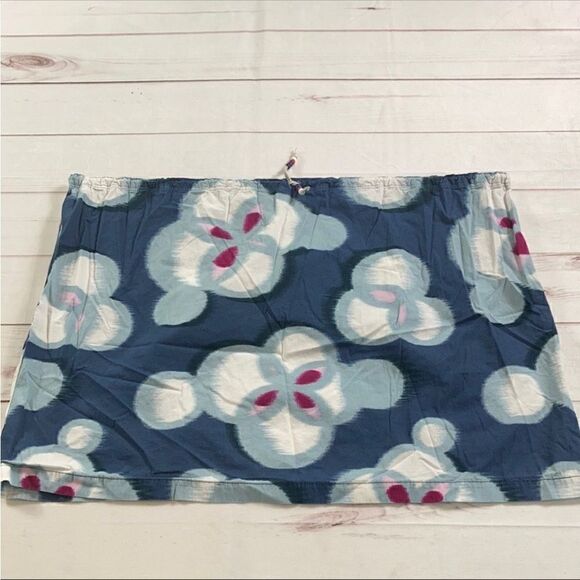 Tea Collection Blue Floral Print Skirt - Picture 2 of 8